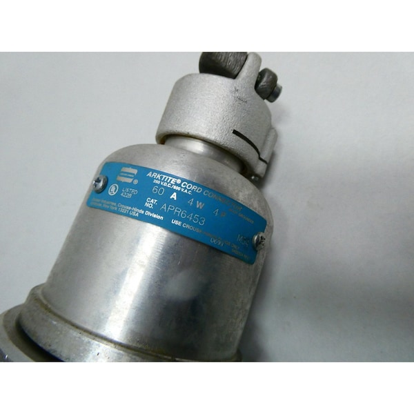 Crouse Hinds ARKTITE 4P 4W 60A AMP 600V-AC RECEPTACLE - APR6453