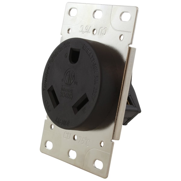 Ac Works 30A 125V TT-30R Outlet ETL Listed - ASOUTT30R