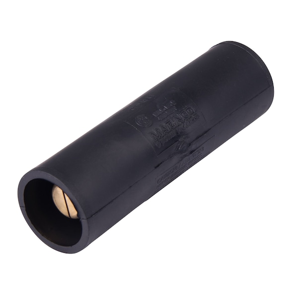 Marinco Cdmm-A Marinco Cl/Cls/Clm Male To Male Coupler (M-M) - Black (A) - CDMM-A