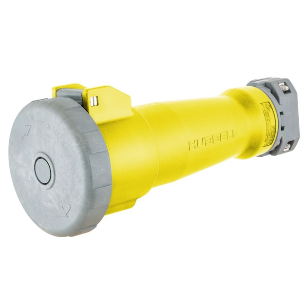 Hubbell Pin and Sleeve Connector, 100A, 125/250V - M4100C12