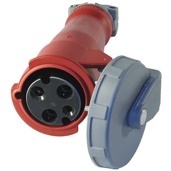 Hubbell IEC Pin and Sleeve Connector, 60A, 480V - HBL360C7W
