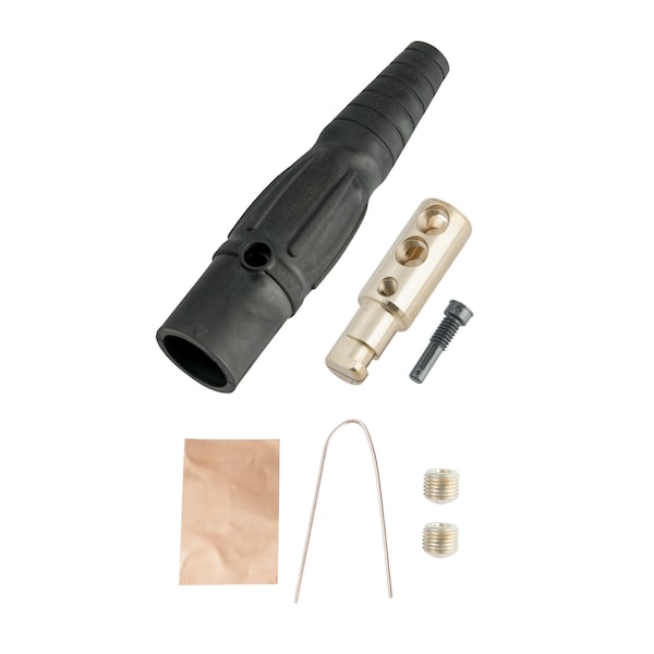 Marinco Cls2Mb-A Cls Inline Single Pin (400A/600V) #6-#2 Awg Male-Blk (A) - CLS2MB-A