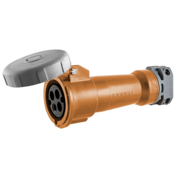 Hubbell IEC Pin and Sleeve Connector, 30A, 250V - HBL430C12W