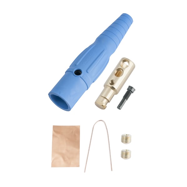 Marinco Cls40Mb-D Cls Inline Single Pin (400A/600V) 2/0-4/0 Awg Male-Blue (D) - CLS40MB-D