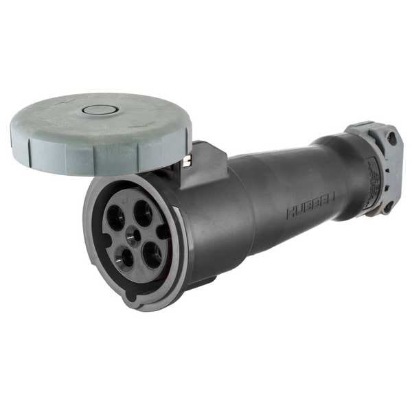 Hubbell IEC Pin and Sleeve Connector, 20A, 600V - HBL420C5W