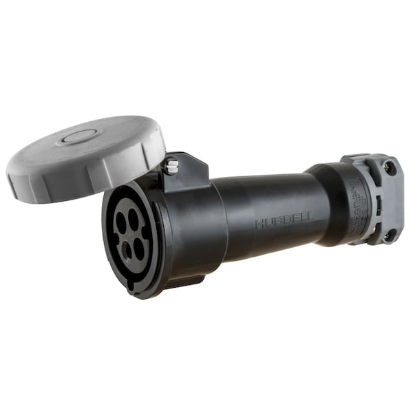 Hubbell IEC Pin and Sleeve Connector, 30A, 600V - HBL430C5W