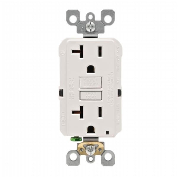 Ezgeneration 20 Amp White GFCI Receptacle - EZ338369
