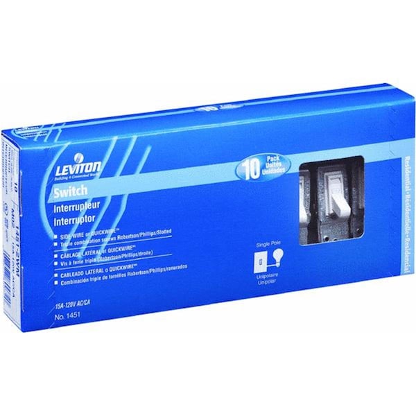Gorgeousglow Switch Tog 15A 120V Iv 10Pk M25-01451-2IM - GO3293803