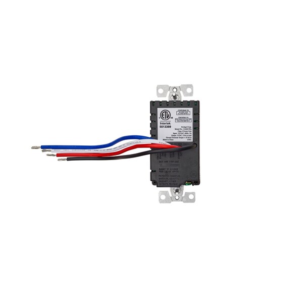 Tresco Lighting Tresco 120VAC 300W600W Swidget Standard Switch, wo Insert, White - L-S16001WA-1