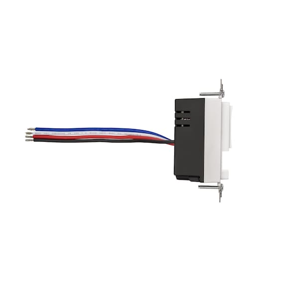 Tresco Lighting Tresco 120VAC 300W600W Swidget Standard Switch, wo Insert, White - L-S16001WA-1