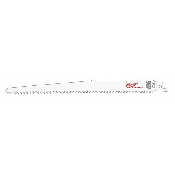 Milwaukee Tool 12" 6 TPI Fleam Ground SAWZALL Blades (5 Pk) - 48-00-5017
