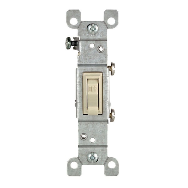 Or 15V 1-pole Residential Grade Co-alr AC Quiet Toggle Switch, Ivy - OR3307856