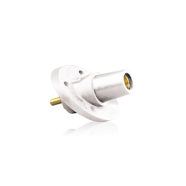 Leviton Female Panel Receptacle 30 Degree 17 Ser - 17R24-W