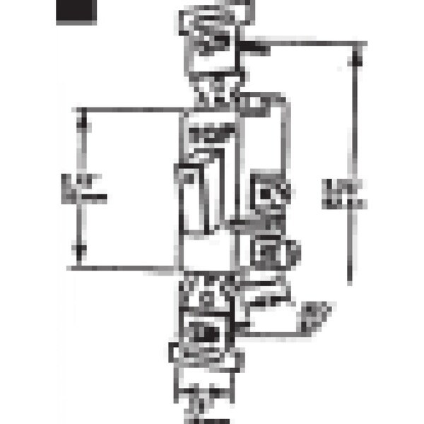 American Imaginations 5.25 in. x 7.25 in. Electrical Switch in Ivory - AI-35002