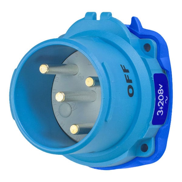Meltric 63-38163-A155 INLET WITH NO LOCKOUT HOLE - 63-38163-A155