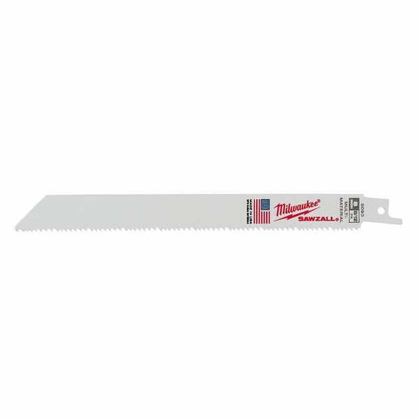 Milwaukee Tool 8" 8/12 TPI SAWZALL Blades (50 Pk) - 48-01-6093