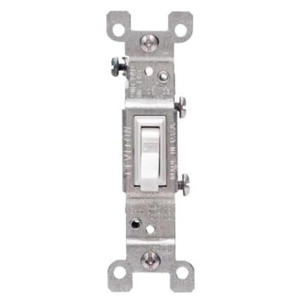 Gorgeousglow M24-01451-2WM Switch Tog 15A 120V Wht10Pk - White - GO3677831