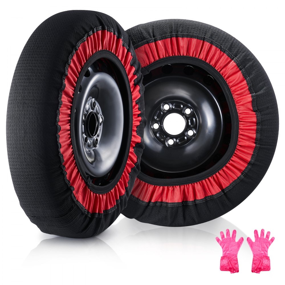 VEVOR 2PCS Thickened Snow Socks for Tires Snow Traction Tire Cover-Extra Large - XDLXWBBXLX00PFTIDV0