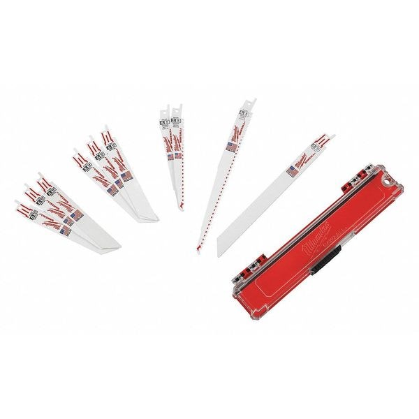 Milwaukee Tool SAWZALL Standard Metal and Wood Blade Set (10-Piece) - 49-22-1110