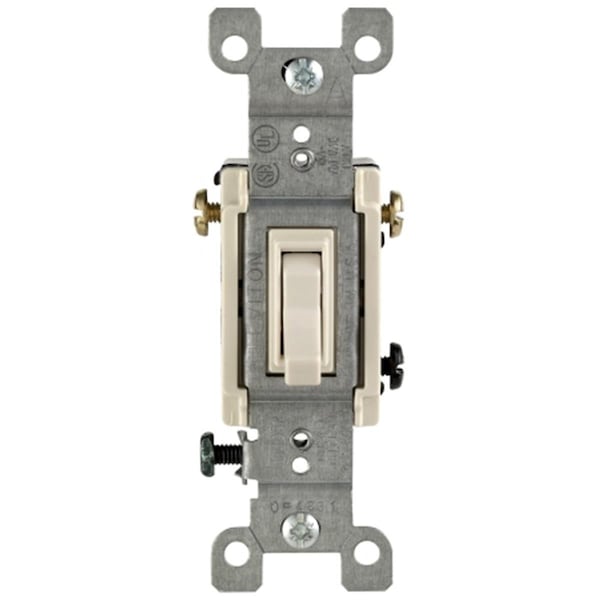 Gorgeousglow Light Almond 15 Amp 3 Way Quiet Switch - GO334447