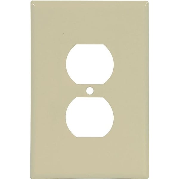 Eaton Wiring Devices WALLPLATE 1 GANG DPX IVRY 1PK - 2142V-BOX