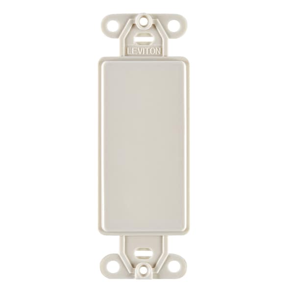 Leviton Light Almond 1 gang Nylon Decora Switch Cover - 80414-00T