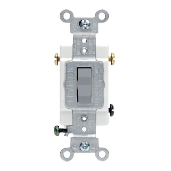 Gorgeousglow CS315-2GS 15 amp Commercial 3 Way Switch  Gray - GO612710