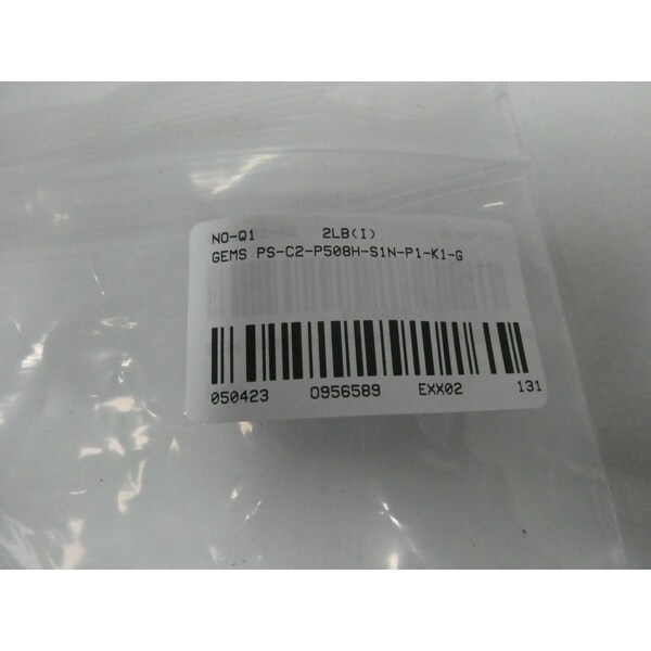 Gemas 1/4In 0-21Bar Interruptor de presión 480V-Ac 28V-Dc - PS-C2-P508H-S1N-P1-K1-G