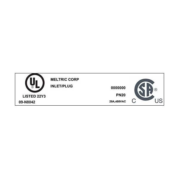 Meltric 09-N8042 INLET - 09-N8042