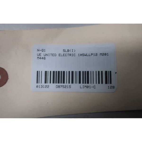 Interruptor de presión United Electric de 0-30Psi - 1XSWLLP12 M201 M446