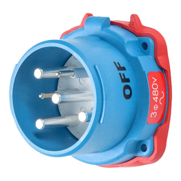 Meltric 33-38043-972-4X-A155 INLET TYPE 4X WATERTIGHTNESS WITH NO LOCKOUT HOLE - 33-38043-972-4X-A155