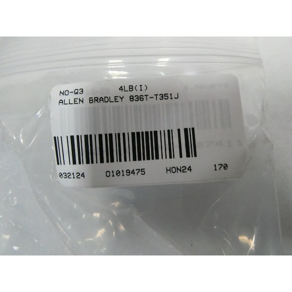 Interruptor de presión Allen Bradley 140-1000PSI 120-600V-AC 115-600V-DC - 836T-T351J