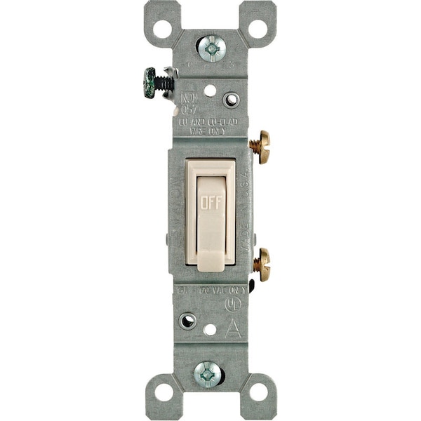 Leviton Sngl Grnd Swtch Lght Alm - 01451-02T