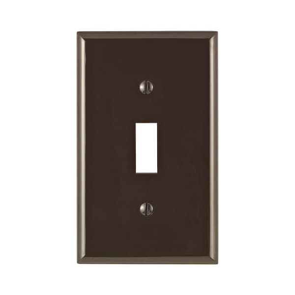 Leviton Wallplt Nylon1G Swtch Bn - 80701-000