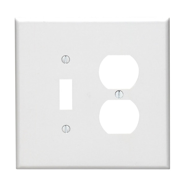 Leviton WALPLAT 2G CMBO WHT RCTG - 88105-000