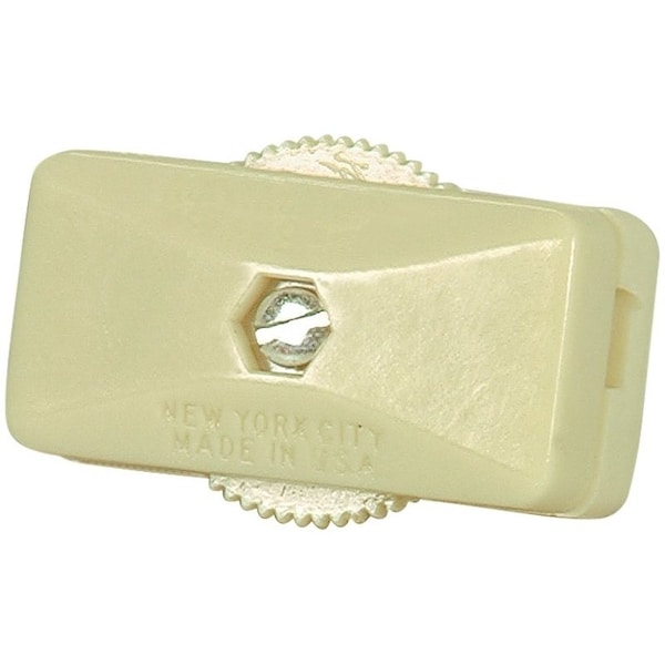Eaton Wiring Devices 410 Cord Switch, 3 A, 120 V, Ivory - BP410V-SP-C