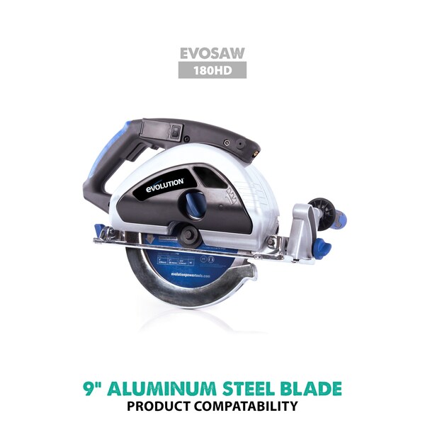 Evolution 9" Aluminum Cutting Blade, 1" Arbor - 230BLADEAL