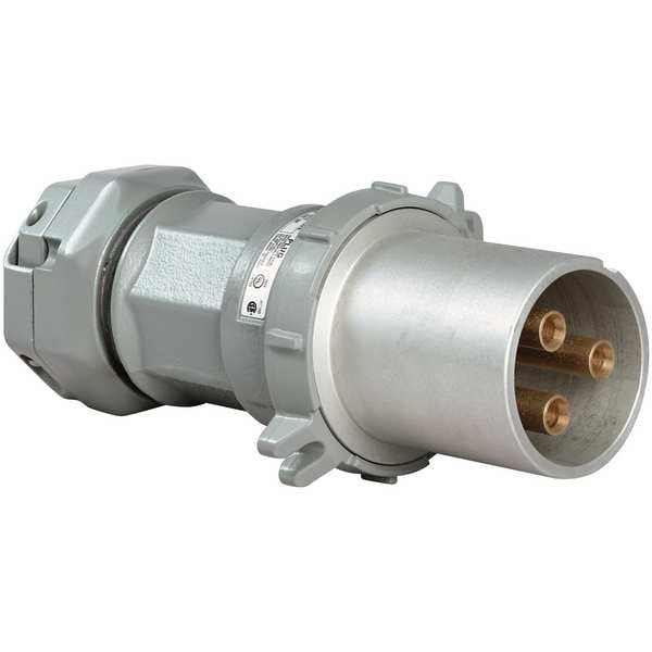 Hubbell Pin & Slve Plug, 200A, 4P, 4W, 600VAC/250VDC - VP204513-S39