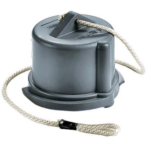 Hubbell Wiring Device-Kellems Heavy Duty Products, IEC Pin and Sleeve Devices, Industrial Grade, Accessories, Male Closure Cap, For 20A 3- Wire, Gray Non-Metallic - PC320
