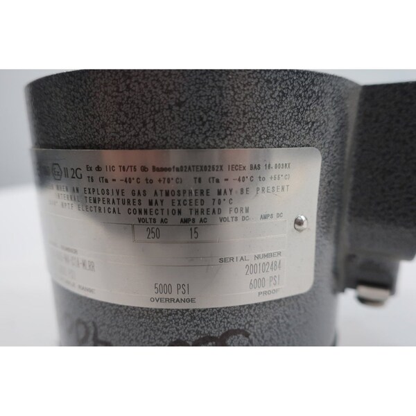 Interruptor de presión Sor 500-4000Psi 250V CA - 1B3-K45-M4-C1A-MLRR
