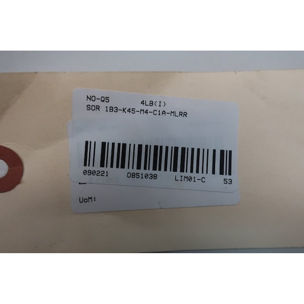 Interruptor de presión Sor 500-4000Psi 250V CA - 1B3-K45-M4-C1A-MLRR