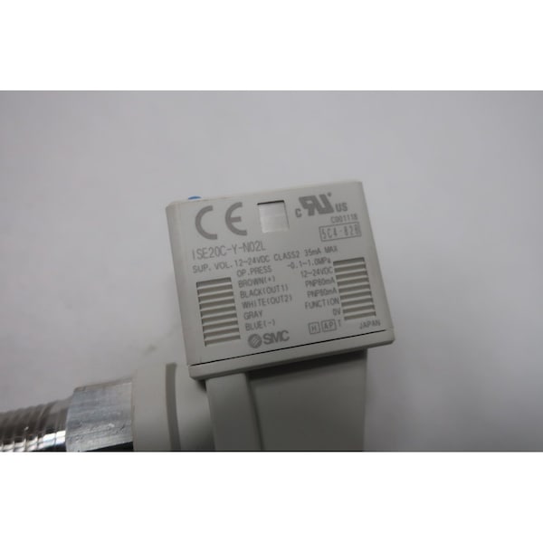 Interruptor de presión SMC 0.1-1.0MPA 12-24V-DC - ISE20C-Y-N02L-W