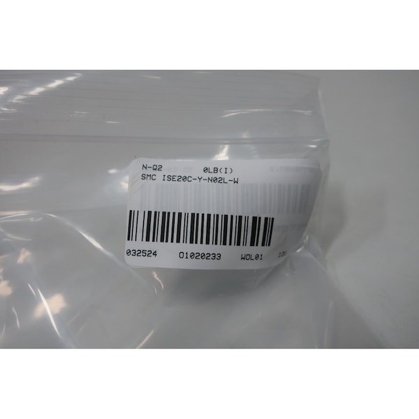 Interruptor de presión SMC 0.1-1.0MPA 12-24V-DC - ISE20C-Y-N02L-W