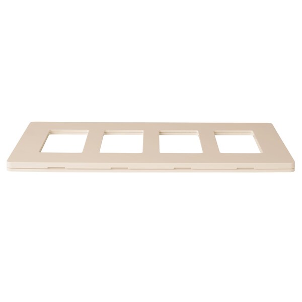 Faith Wall Plate, Number of Gangs: 4-Gang Plastic, Ivory - SWP4-IV-03