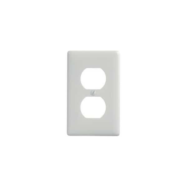 Bryant Bryant NP8W Duplex Plate, 1-Gang, Standard, White Nylon - NP8W