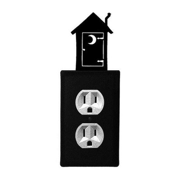 Village Wrought Iron Village Wrought Iron EO-256 Outhouse - Single Outlet Cover - EO-256