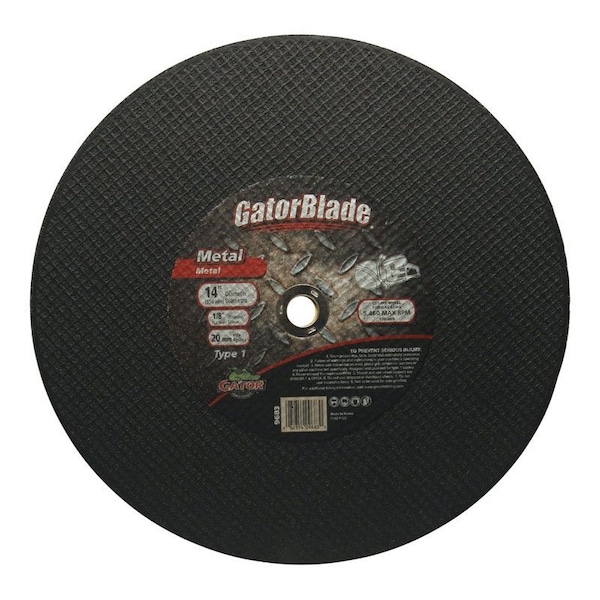 Gator Finishing CUT-OFF BLD MTL 14"" 20MM - 9683