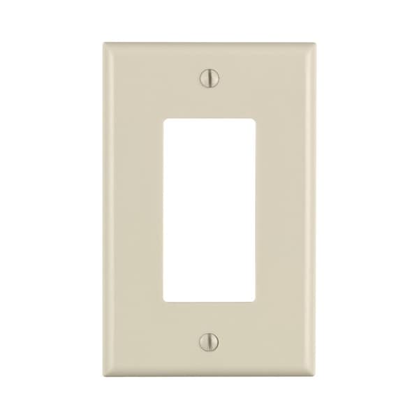 Leviton WALL PLATE ALMOND 1GANG - 80601-00T