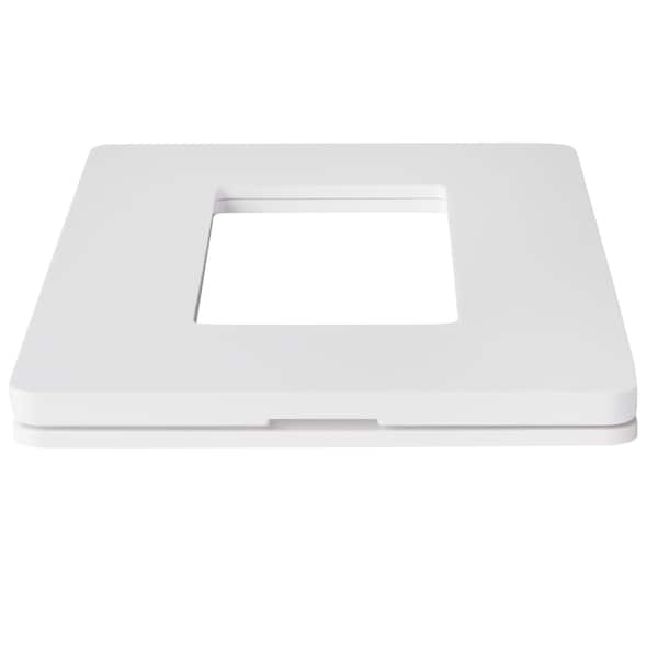 Faith Wall Plate, Number of Gangs: 1-Gang Plastic, White - SWP1-WH-08