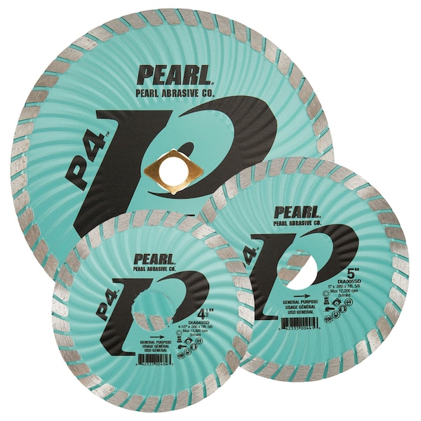Pearl P4 SD Green WC Turbo Blade 6 x .080 x 5/8, DIA, 7/8 - DIA006SD